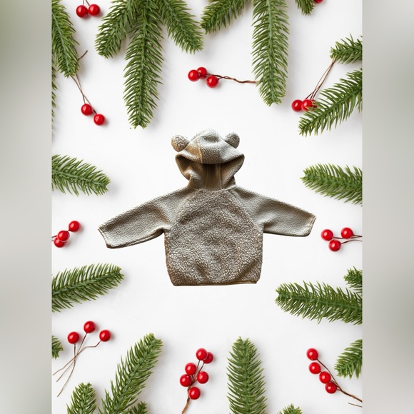 Columbia Foxy Baby Sherpa Full-Zip Cream Jacket 3-6 months - Picture 2 of 9